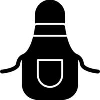 Apron Glyph Icon vector