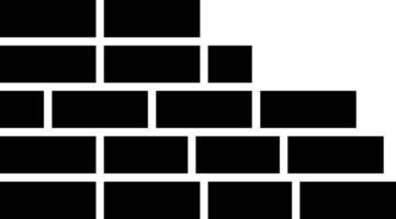 Brickwork Glyph Icon vector