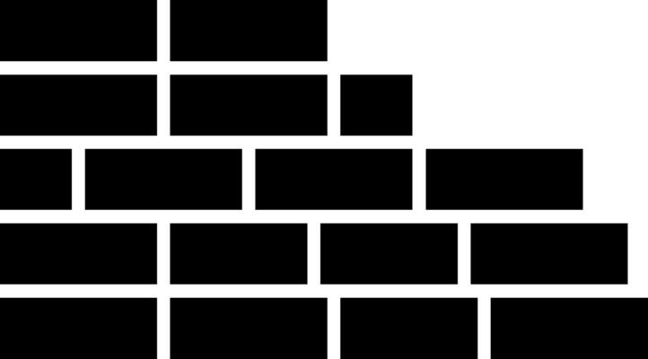 Brickwork Glyph Icon