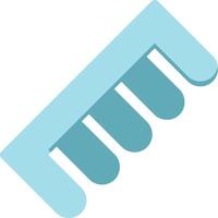 Comb Flat Icon vector