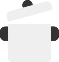 Cooking Pot Flat Icon vector