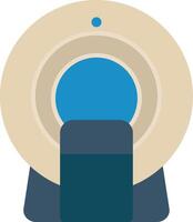 Ct Scan Flat Icon vector