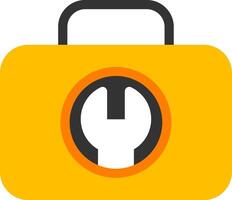 Toolbox Flat Icon vector