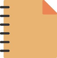 Note Flat Icon vector
