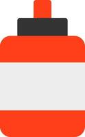 Ketchup Flat Icon vector