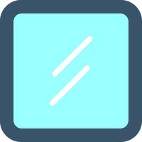 Mirror Flat Icon vector