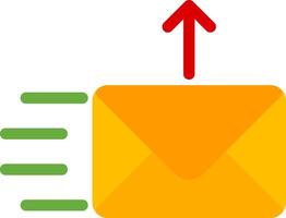 Send Flat Icon vector