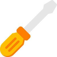 Screwdriver Flat Icon vector