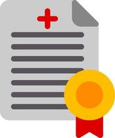 License Flat Icon vector