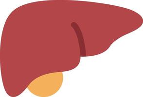Liver Flat Icon vector
