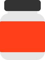 Jar Flat Icon vector