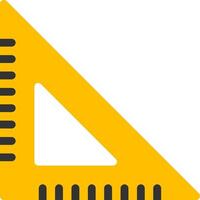 Set Square Flat Icon vector