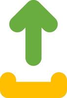 Upload Flat Icon vector