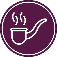 Pipe Line Circle Icon vector