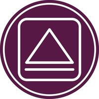 Eject Line Circle Icon vector