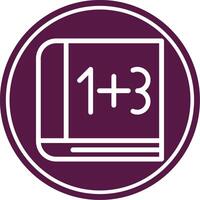 Maths Line Circle Icon vector