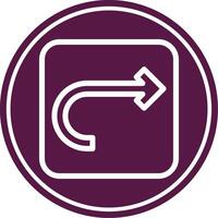 Repeat Line Circle Icon vector