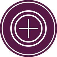 Add Line Circle Icon vector