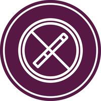 Quit Line Circle Icon vector
