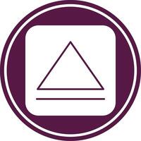 Eject Glyph Circle Icon vector