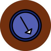Right Down Filled Multi Circle Icon vector
