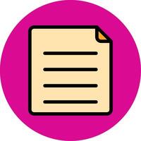 Page Filled Multi Circle Icon vector