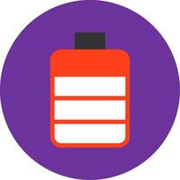 Battery Flat Multi Circle Icon vector