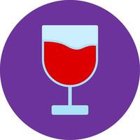 Wine Flat Multi Circle Icon vector