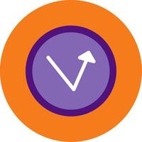 Bounce Flat Multi Circle Icon vector