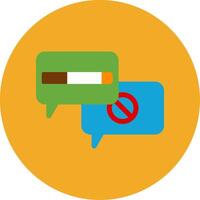 Counseling Flat Multi Circle Icon vector