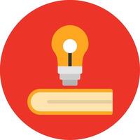 Knowledge Flat Multi Circle Icon vector