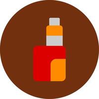 Vape Flat Multi Circle Icon vector