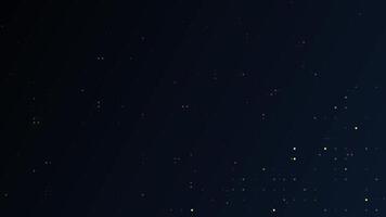 stylish dark blue gradient to black minimalistic background with golden dots video