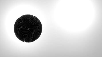 Satisfying Visuals. Background Loop in 3D. with copy space 3D Wave Animation Looping Motion Design. Seamless Cyclical Movement. video