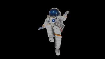astronaut falling in space beauty and boundless wonder of the universe video