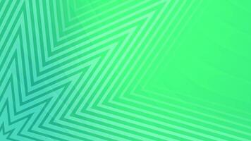 Green Geometric Striped Pattern Background Loop. video