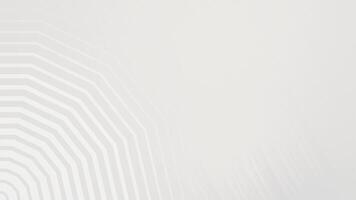 White Geometric Rings Background Loop. video