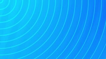 Blue Circular Line Pattern Background Loop. video