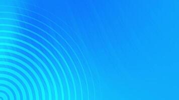 Blue Circular Lines Pattern Background Loop. video