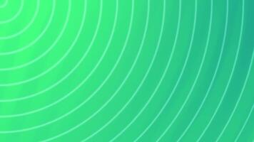 Green Circular Line Pattern Background Loop. video