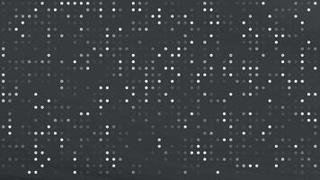Dark Grey Dotted Pattern Background Loop. video