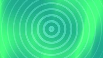 Green Concentric Circles Abstract Background Loop. video