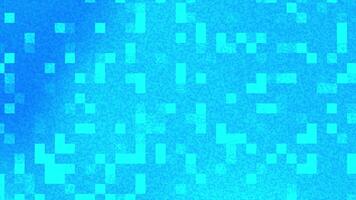 Blue Pixelated Digital Background Loop. video