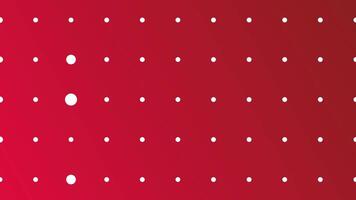 Red gradient with dots grid, seamless looping animation. video