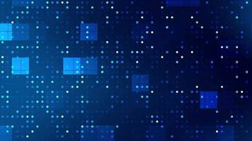 Dark Blue Dot Pattern Seamless Background Loop. video