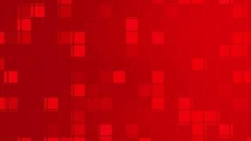 Red Grid Pattern Background Loop. video