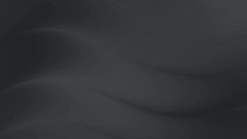 Dark Grey Flowing Waves Background Loop. video