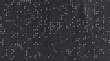Dark Grey Dotted Grid Abstract Digital Background Loop. video