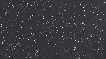 Dark Grey Bokeh Sparkle Background Loop. video