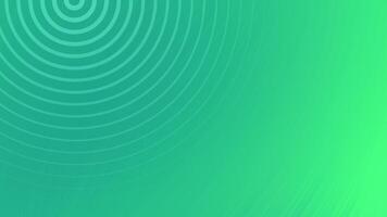 Green Concentric Circles on Abstract Background Loop. video